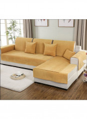 Waterproof Anti-Slip Sofa Slipcover Brown