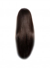 Straight Hair Extension Jet Black/Darkest Brown 16inch