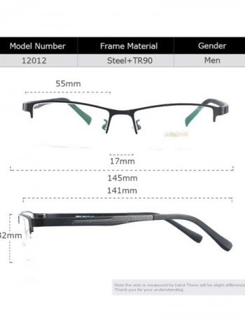 Men's Rectangular Eyeglasses Frame