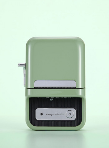 Wireless Thermal Label Printer Green