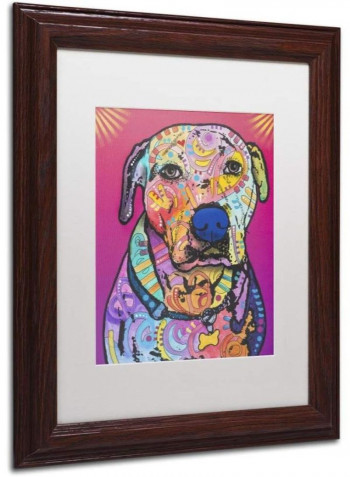 Chancey Wooden Framed Wall Art Multicolour 11 x 14inch