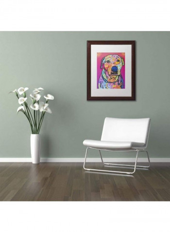 Chancey Wooden Framed Wall Art Multicolour 11 x 14inch