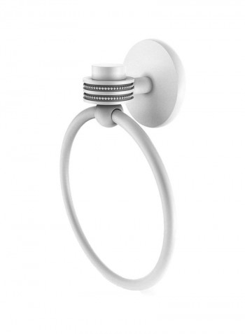 Satellite Orbit One Collection Towel Ring Matte White