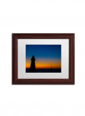 Turks Sunset Ii Wooden Framed Wall Art multicolour 11 x 14inch
