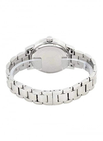 Women's Stainless Steel Analog Quartz Watch LP-40002-22