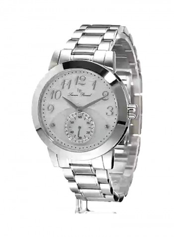 Women's Stainless Steel Analog Quartz Watch LP-40002-22
