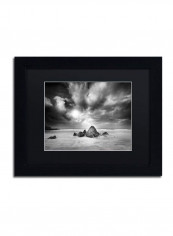 Don'T Move Framed Wall Art Black/White 11 x 14inch