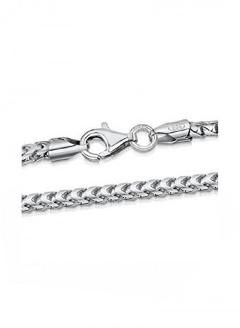 925 Sterling Silver Box Link Chain Necklace