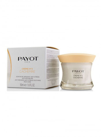Creme No 2 Cachemire Anti-Redness Anti-Stress Soothing Rich Care 50ml