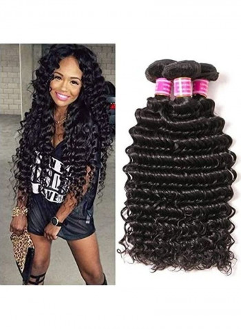 Virgin Brazilian Deep Wave Hair Bundles Multicolour 13inch