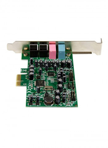 7.1 Channel Sound Card Silver/Green