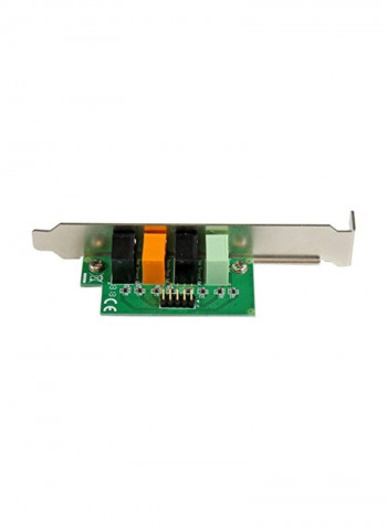7.1 Channel Sound Card Silver/Green