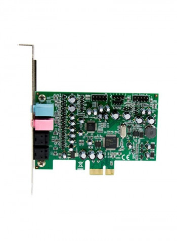 7.1 Channel Sound Card Silver/Green