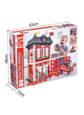 13-Piece City Fire Station Kit