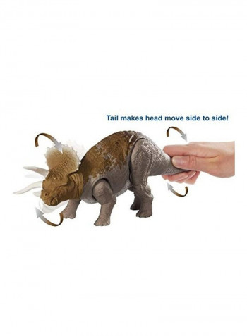 Dinosaur Action Figure With Strike And Chomping 3x13inch