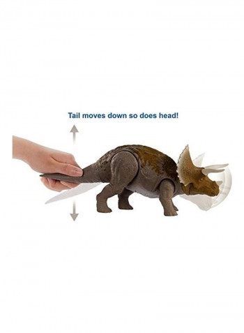 Dinosaur Action Figure With Strike And Chomping 3x13inch