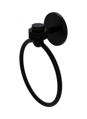 Orbit One Collection Towel Ring Matte Black