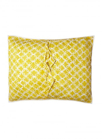 Printed Pillow Sham Combination Multicolour 21x26inch