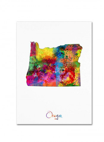 Orchard Wooden Framed Wall Art multicolour 11 x 14inch