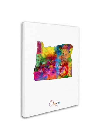 Orchard Wooden Framed Wall Art multicolour 11 x 14inch