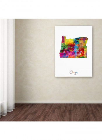 Orchard Wooden Framed Wall Art multicolour 11 x 14inch