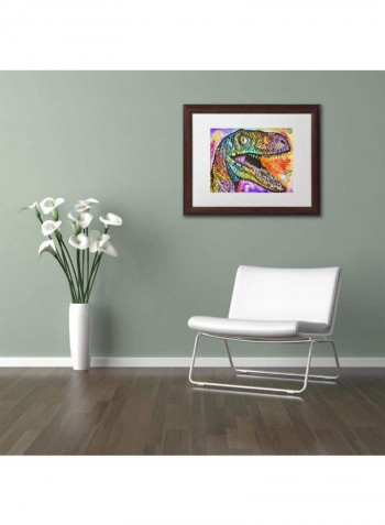 Rainy City Canvas Wall Art Multicolour 18 x 24inch