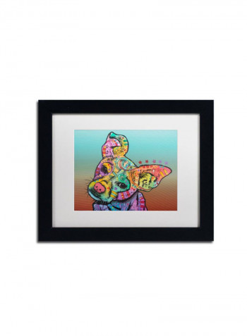 Reza 20 Framed Wall Art Multicolour 11 x 14inch