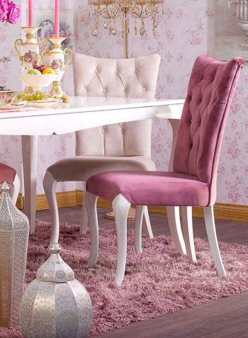 Melis Dining Chair Pink/Grey