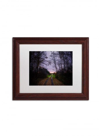 Road To Betty'S Framed Wall Art Multicolour 11 x 14inch