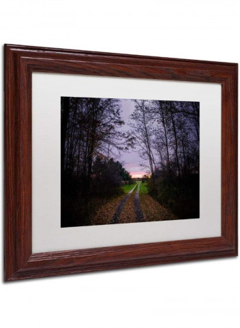 Road To Betty'S Framed Wall Art Multicolour 11 x 14inch