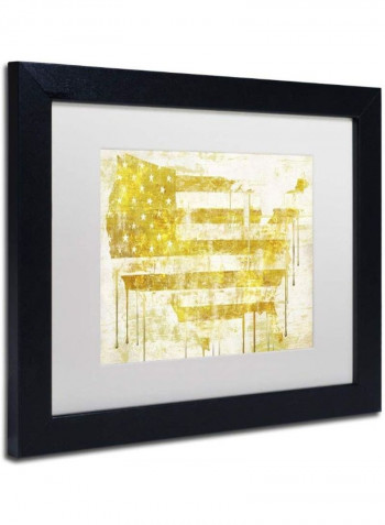 American Dream I Framed Wall Art multicolour 11 x 14inch