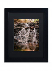 Hidden Falls Framed Wall Art Multicolour 11 x 14inch