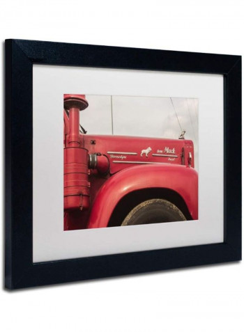 Mack Truck Wall Art Red 11 x 14inch