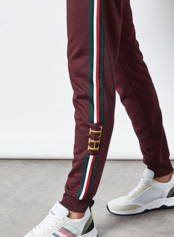 Monogram Sweatpants Deep Burgundy