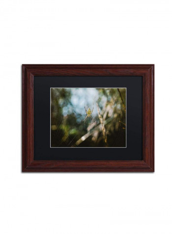 Orange Lilies And Butterfly Canvas Wall Art multicolour 12 x 19inch