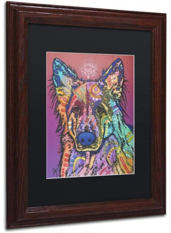 Timber Wooden Framed Wall Art multicolour 11 x 14inch