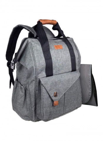 Multifunctional Diaper Backpack With Stroller Straps