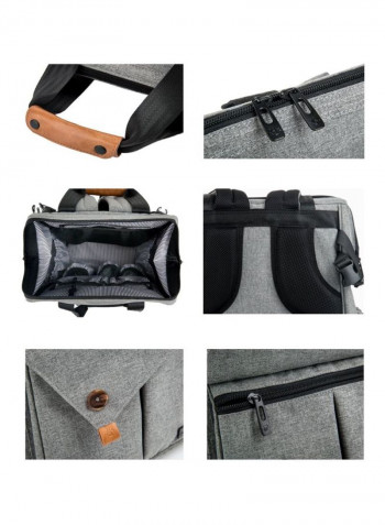 Multifunctional Diaper Backpack With Stroller Straps