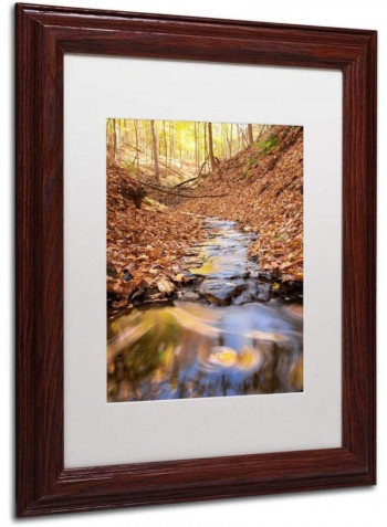 Secret Blues Canvas Wall Art Multicolour 16 x 24inch