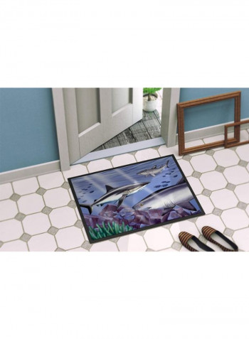 Sharks Indoor/Outdoor Mat Multicolour 24 x 36inch