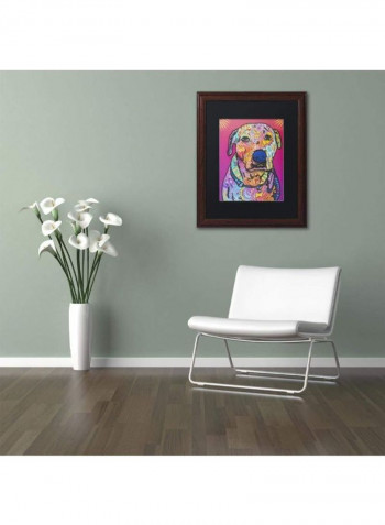 Chancey Wooden Framed Wall Art Multicolour 11 x 14inch