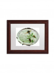 Paris In Frames 7 Framed Wall Art Green/Gold 11 x 14inch