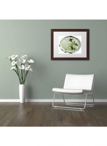 Paris In Frames 7 Framed Wall Art Green/Gold 11 x 14inch