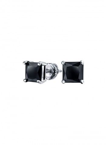 925 Sterling Silver Cubic Zirconia Studded Earrings