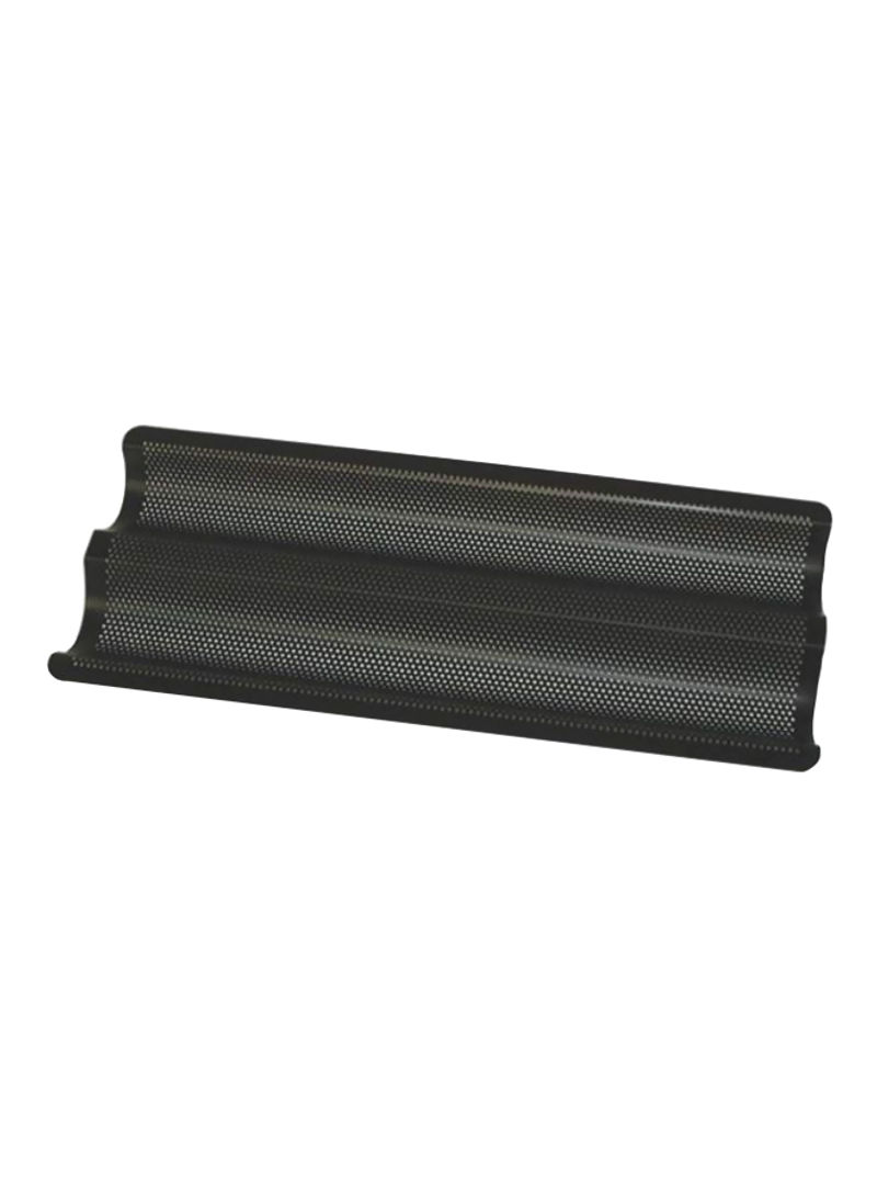 French Baguette Dual Loaf Bread Pan Black 1.5x16x7.2inch