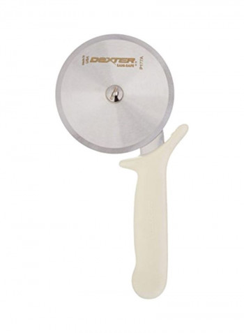 Pizza Cutter White/Silver 13x5.9x1.2inch