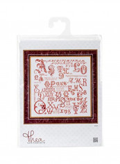 18-Piece Antique Character On Aida Cross Stitch Kit Maroon/White/Red reviews 18-Piece Antique Character On Aida Cross Stitch Kit Maroon/White/Red