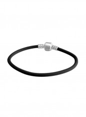 925 Sterling Silver Leather Bracelet