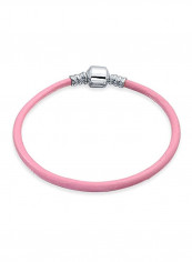 925 Sterling Silver Leather Bracelet