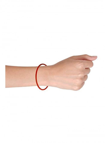 925 Silver Barrel Clasp Leather Bracelet